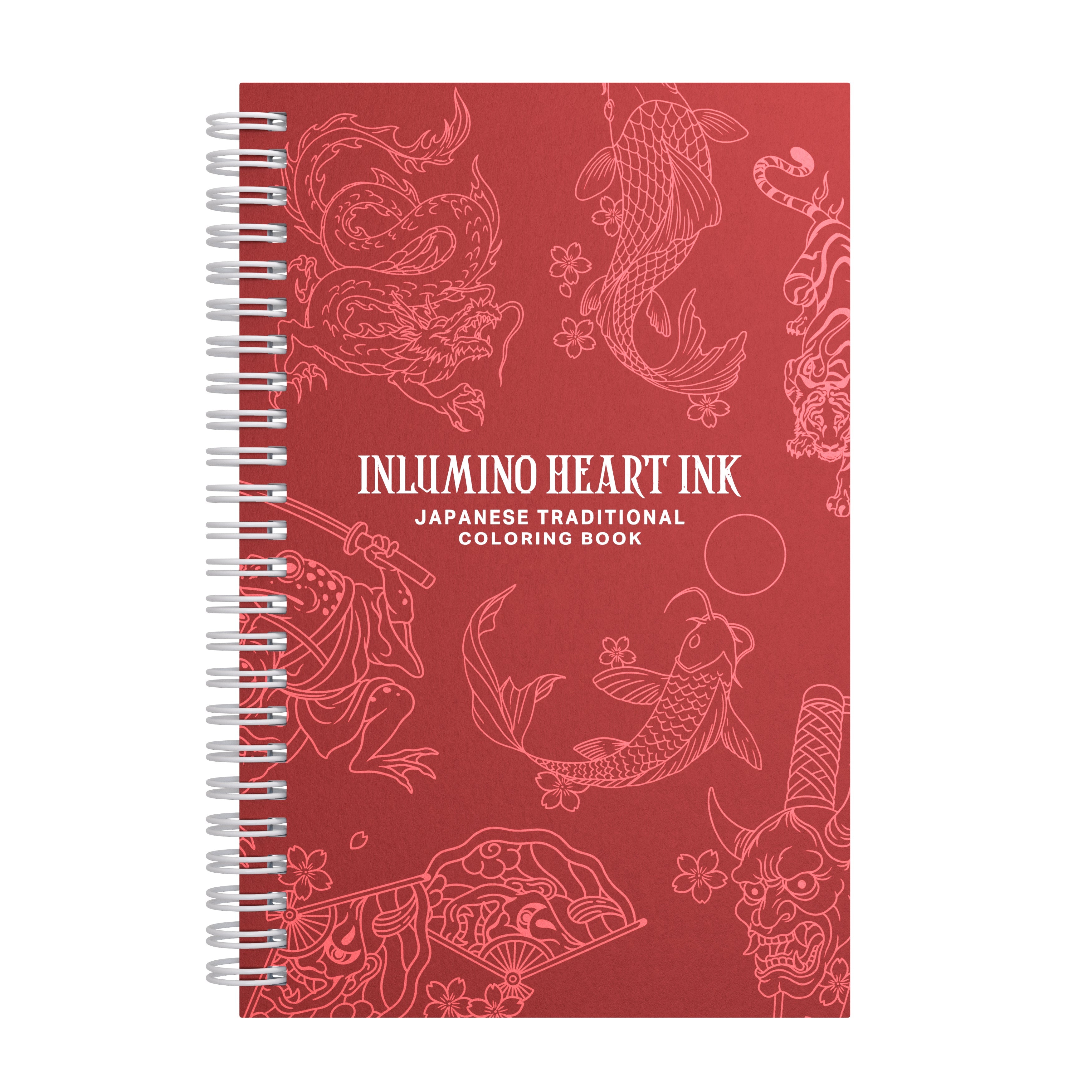 Livro de Colorir com Arte Japonesa Tradicional