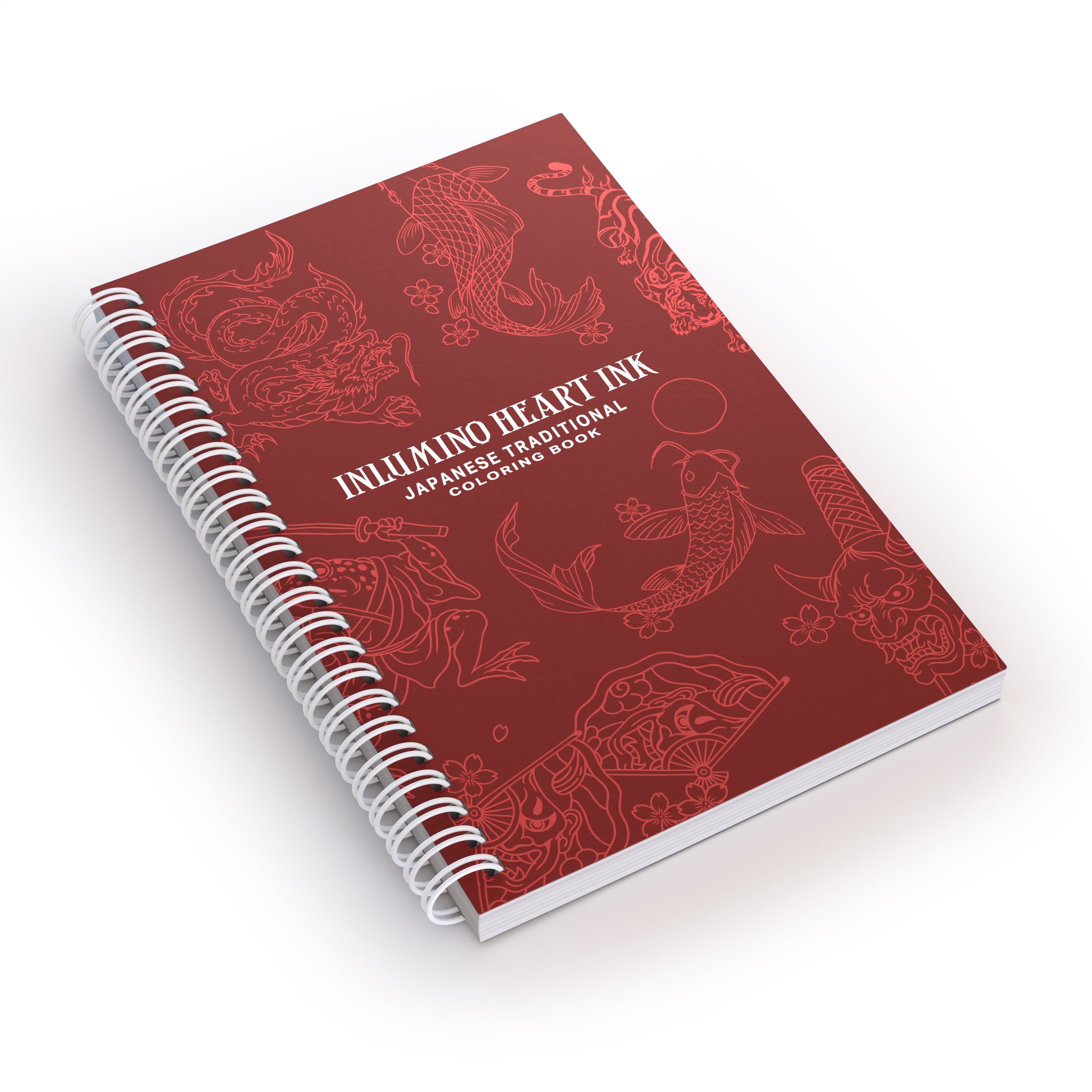 Livro de Colorir com Arte Japonesa Tradicional